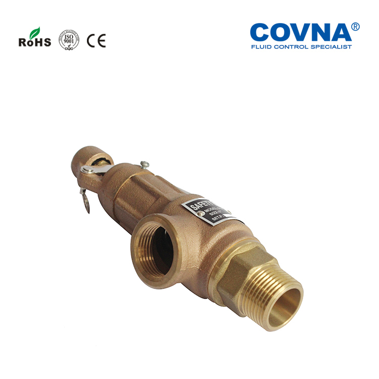 COVNA Lever Type Spring Loaded Brass Safety Relief Valve