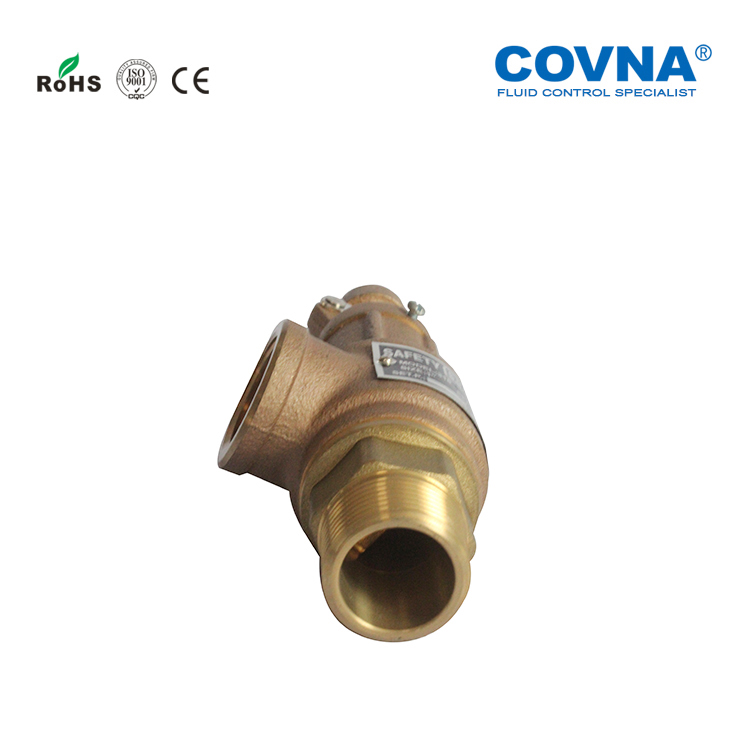 COVNA Lever Type Spring Loaded Brass Safety Relief Valve