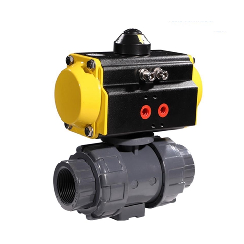 5. COVNA HK57 Series Pneumatic Actuated Double Union PVC Ball Valve