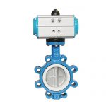 COVNA HK59-D-M Series Pneumatic Soft Sealing Lug Type Butterfly Valve