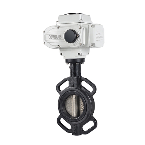 COVNA HK60D Motorized Wafer Butterfly Valve With Electric Actuator