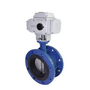 COVNA Cast Iron HK60D-F Electric Flange Butterfly Valve