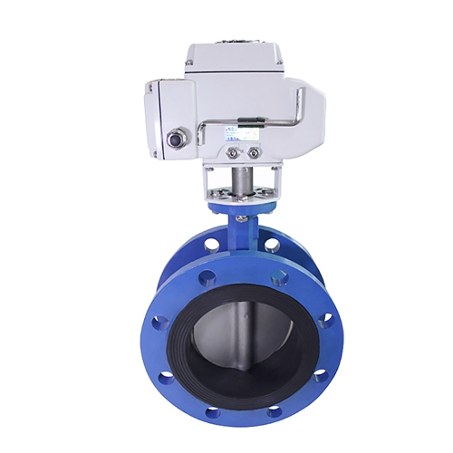 COVNA Cast Iron HK60D-F Electric Flange Butterfly Valve