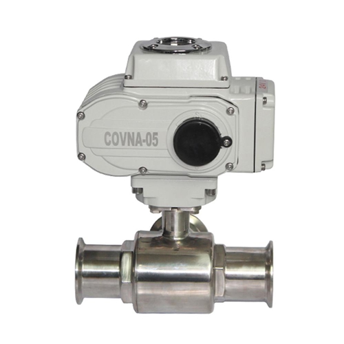 COVNA HK60-Q-W Tri-Clamp Sanitary Food Grade Electric Ball Valve