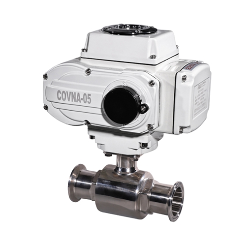 COVNA HK60-Q-W Tri-Clamp Sanitary Food Grade Electric Ball Valve