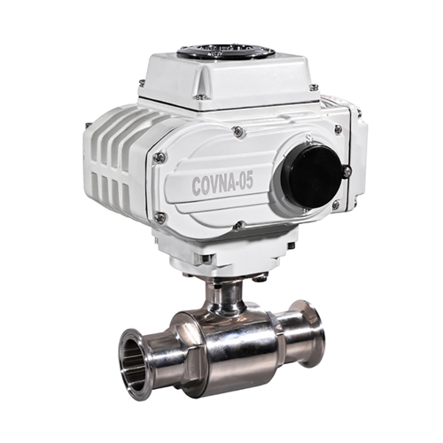 COVNA HK60-Q-W Tri-Clamp Sanitary Food Grade Electric Ball Valve