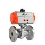 2. COVNA HK55-F Series Pneumatic Flange Ball Valve