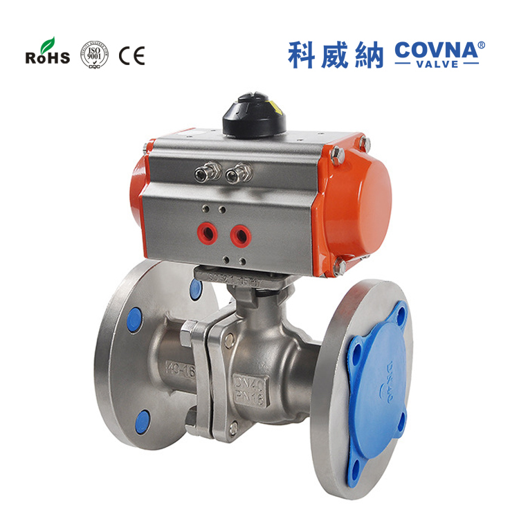 2. COVNA HK55-F Series Pneumatic Flange Ball Valve