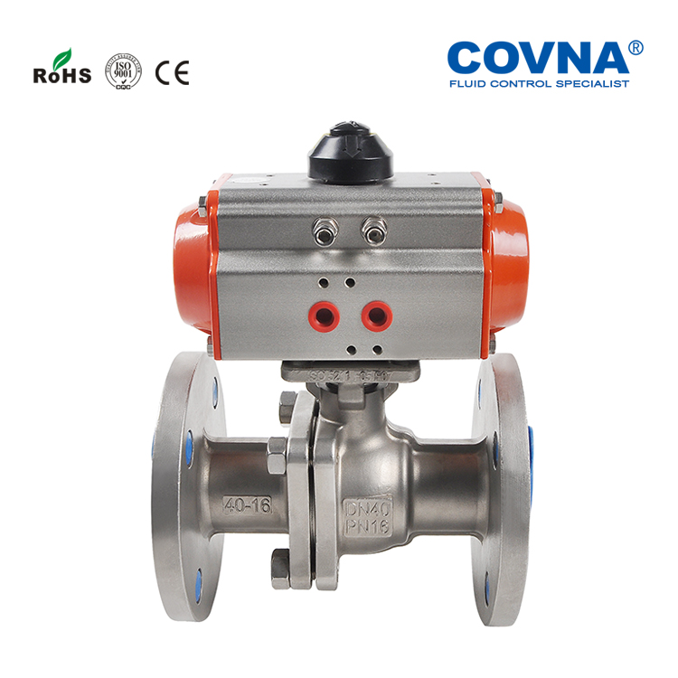 2. COVNA HK55-F Series Pneumatic Flange Ball Valve