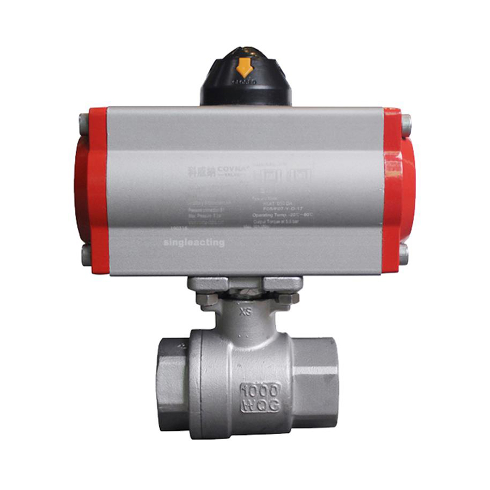 COVNA HK56-2PS Pneumatic Actuator Female Threaded Ball Valve