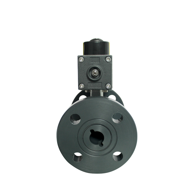 HK57-PF Integral Flanged PVC Ball Valve With Pneumatic Actuator