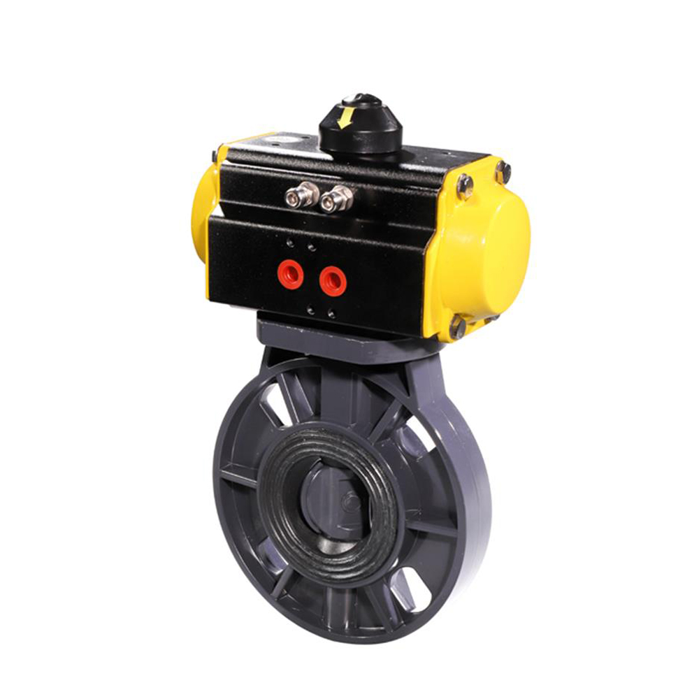 COVNA HK59-D-P Pneumatic Actuator PVC Butterfly Valve