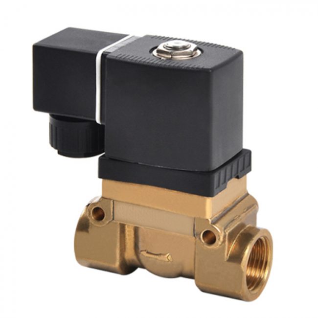 HK52310 Brass Electric Gas High Pressure Solenoid Ball Valve