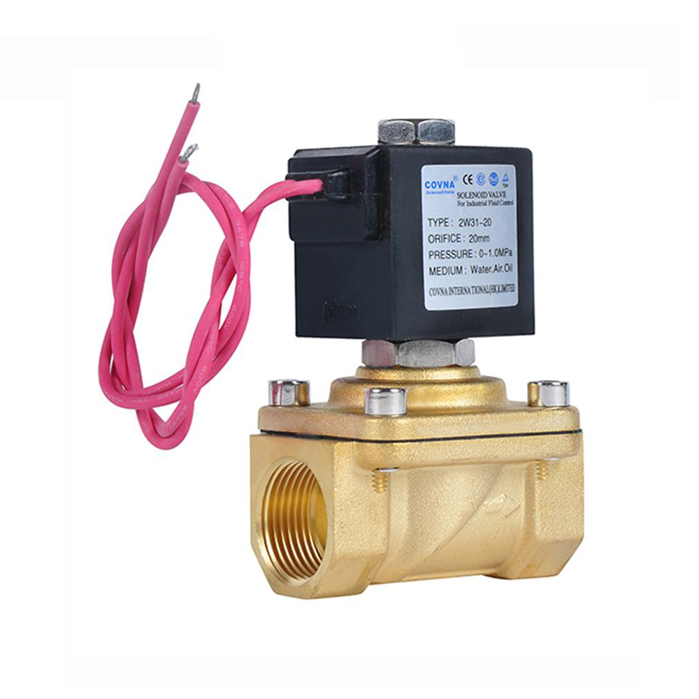 COVNA 2W31 Direct Acting Brass Water Solenoid Valve 1/2 Inch