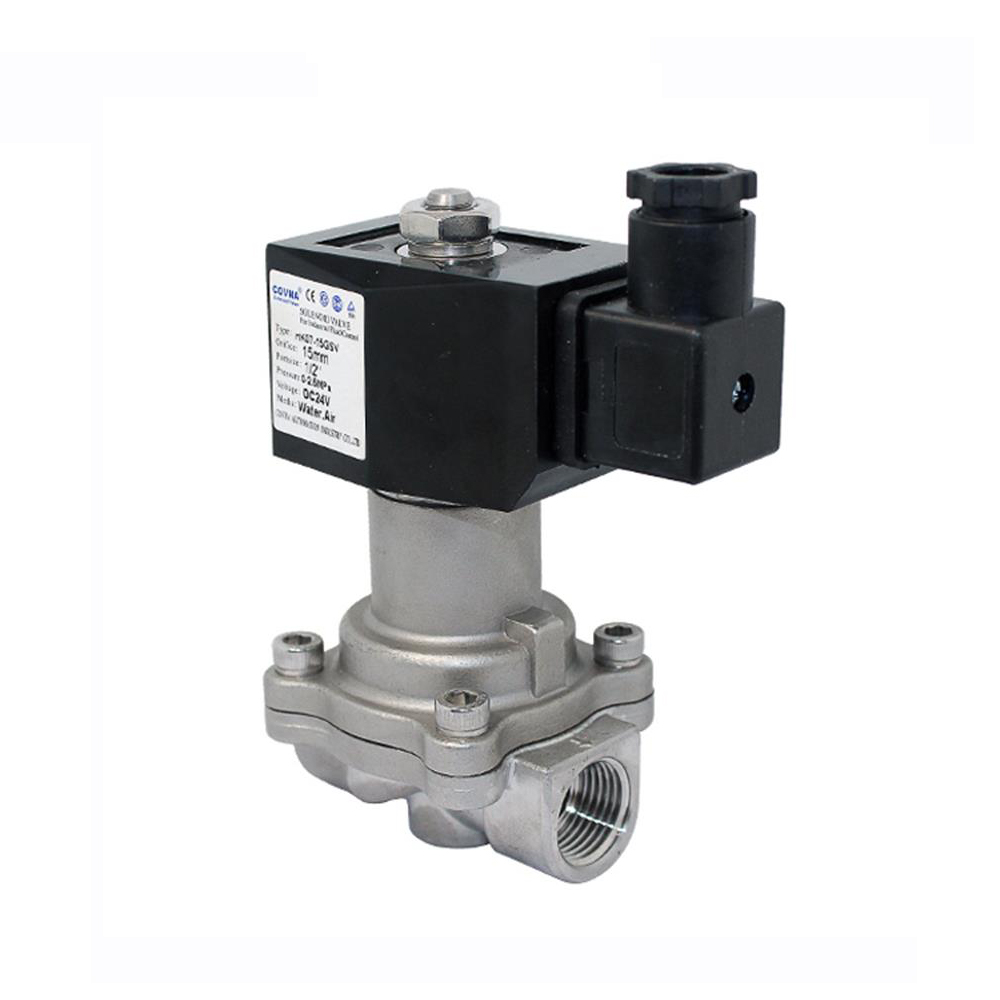 COVNA HK08 Stainless Steel Electric Diaphragm Solenoid Ball Valve