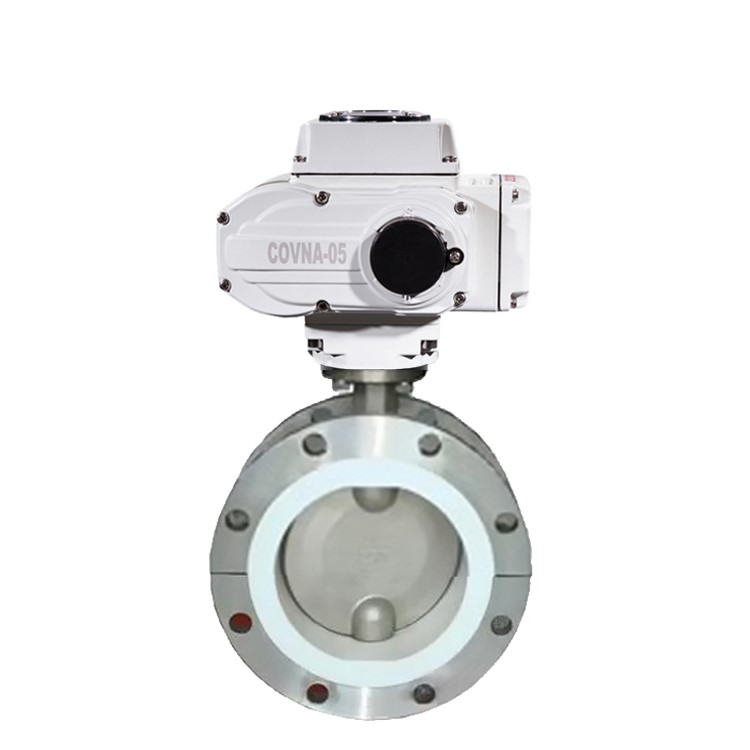 COVNA-HK60-D-FS Electric Actuator Double Flange Butterfly Valve