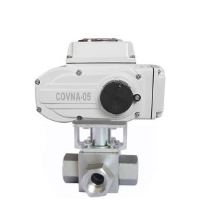 COVNA HK60-Q-GT 3 Way High Pressure Motorized Ball Valve