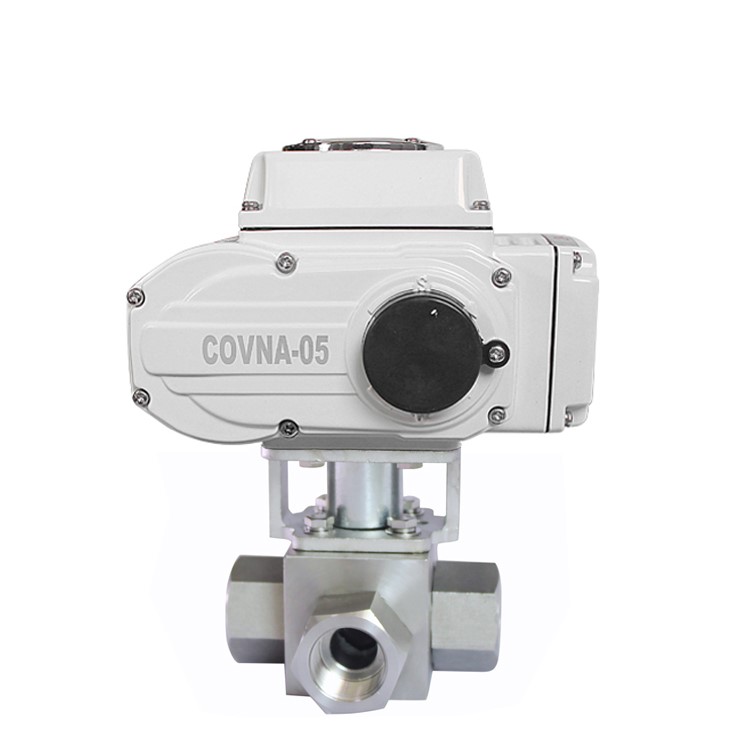 COVNA HK60-Q-GT 3 Way High Pressure Motorized Ball Valve