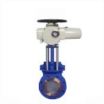 COVNA HK60-Z-D Cast Iron Electric Operated Knife Gate Valve