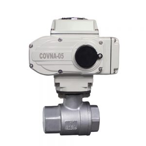 COVNA HK60-Q-2PS DN50 Female Thread Motorized Actuator Ball Valve