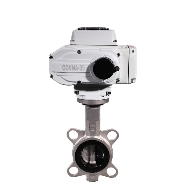 COVNA HK60-D-S Stainless Steel Electric Actuator Butterfly Valve