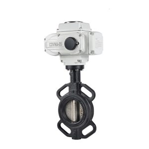 HK60-D Cast Iron Wafer Type Motorized Operated Butterfly Valve