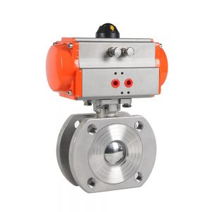 4. COVNA HK54-B Thin Type Wafer Type Pneumatic Ball Valve