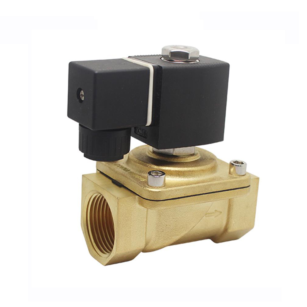 ZCM 2 Way Normally Closed 24v DC Brass Water Electric Solenoid Valve