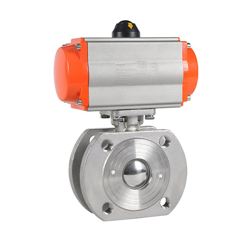 4. COVNA HK54-B Thin Type Wafer Type Pneumatic Ball Valve