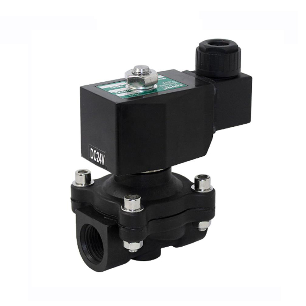 COVNA 2W21 Plastic PVC Water Solenoid Ball Valve