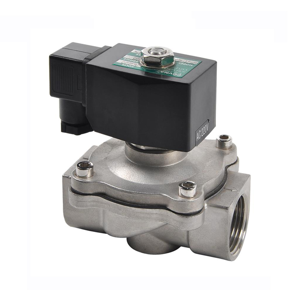 Direct Lifiting Diaphragm Stainless Steel or Brass Vacuum Solenoid Valve