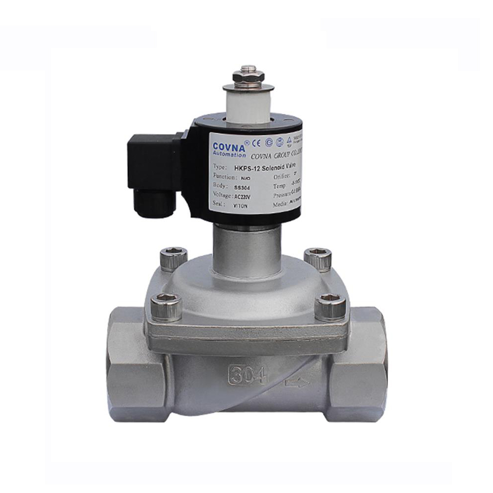 High Temperature 2 Way Brass Steam Hot Water Solenoid Ball Valve