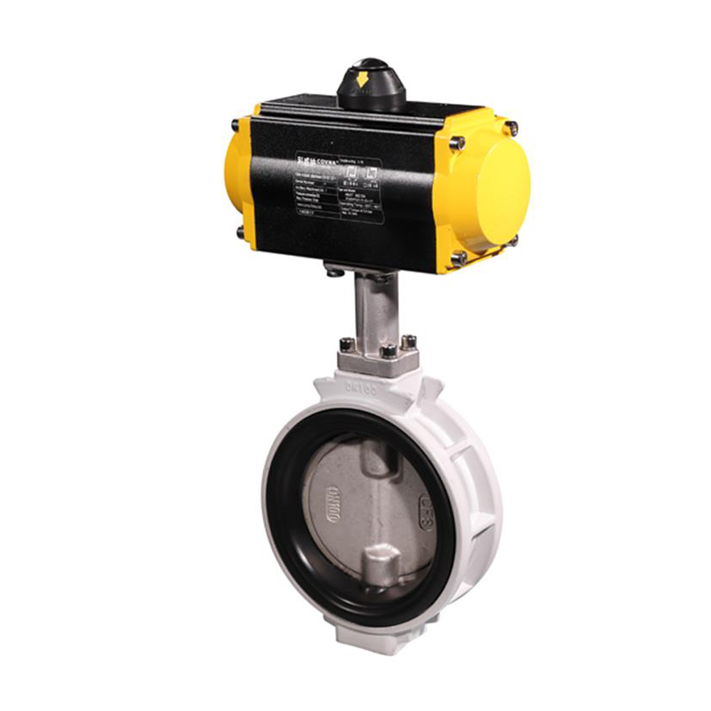 COVNA HK59-D-KITZ Aluminum Alloy Wafer Air Operated Butterfly Valve