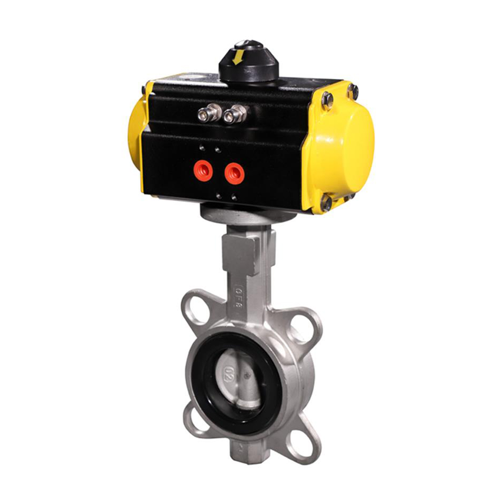 COVNA HK59-D-S Stainless Steel Pneumatic Actuated Butterfly Valve