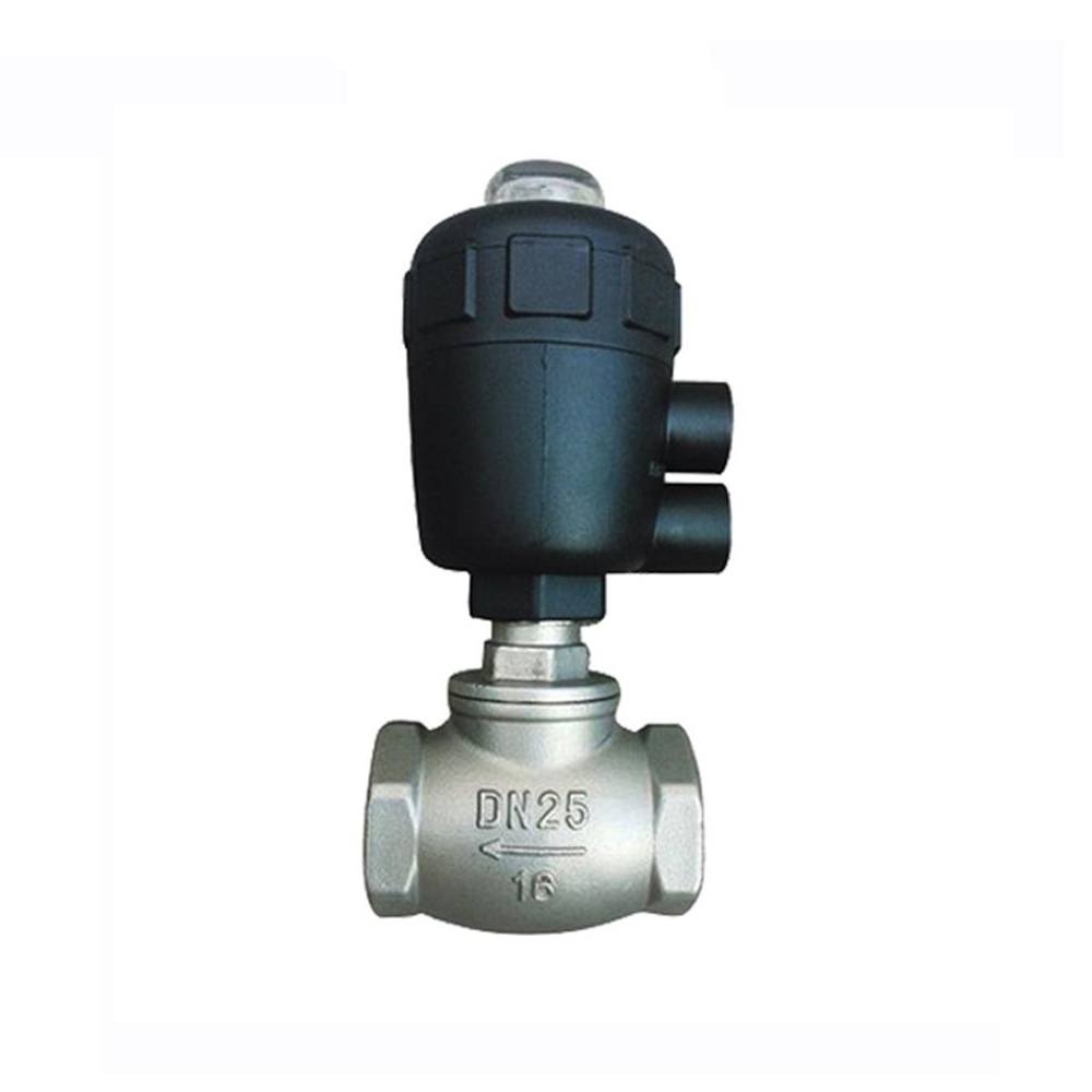 Plastic Head T Type Pneumatic Actuated Drum Piston Valve