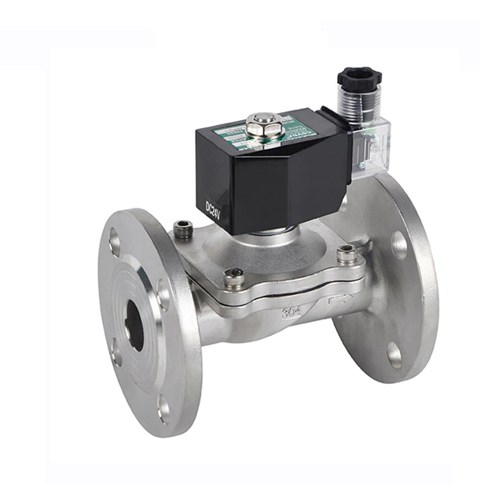 Large Diameter Direct Acting Stainless Steel Flange Type Solenoid Valve