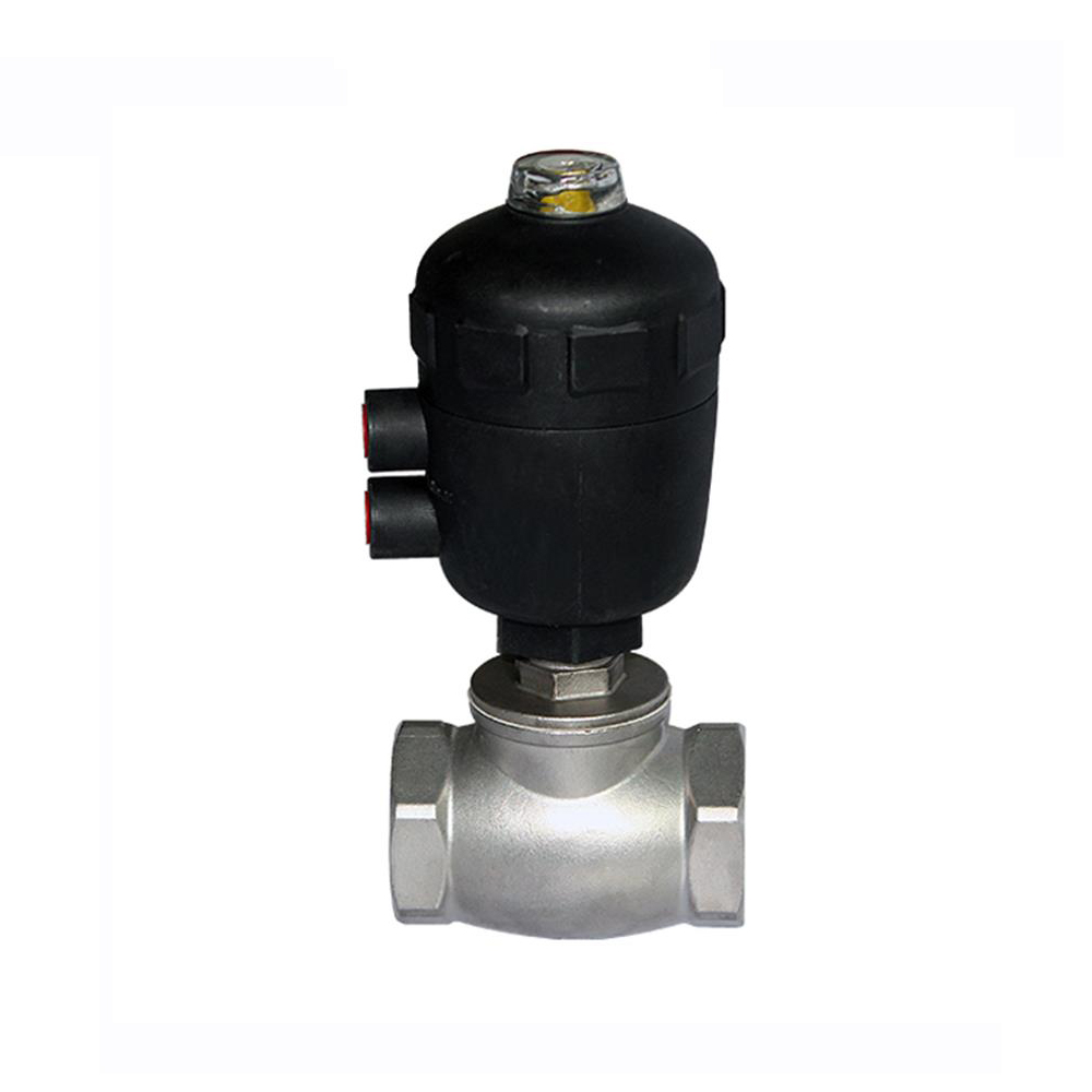 Plastic Head T Type Pneumatic Actuated Drum Piston Valve