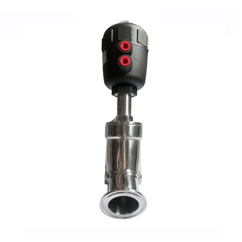 Stainless Steel Food Grade Sanitary Tri-clamp Angle Seat Valve