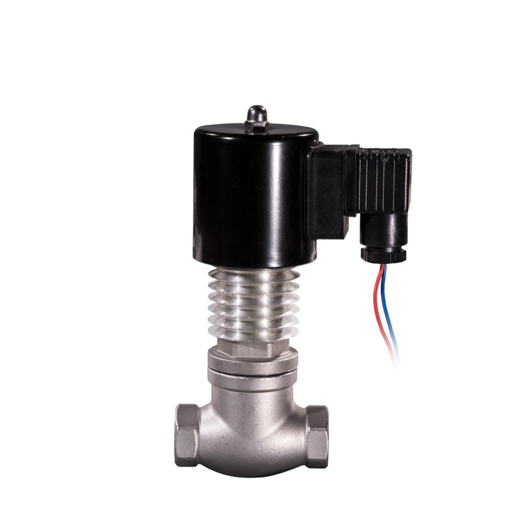 2/2 Stainless Steel Steam Piston Hot Water Solenoid Valve