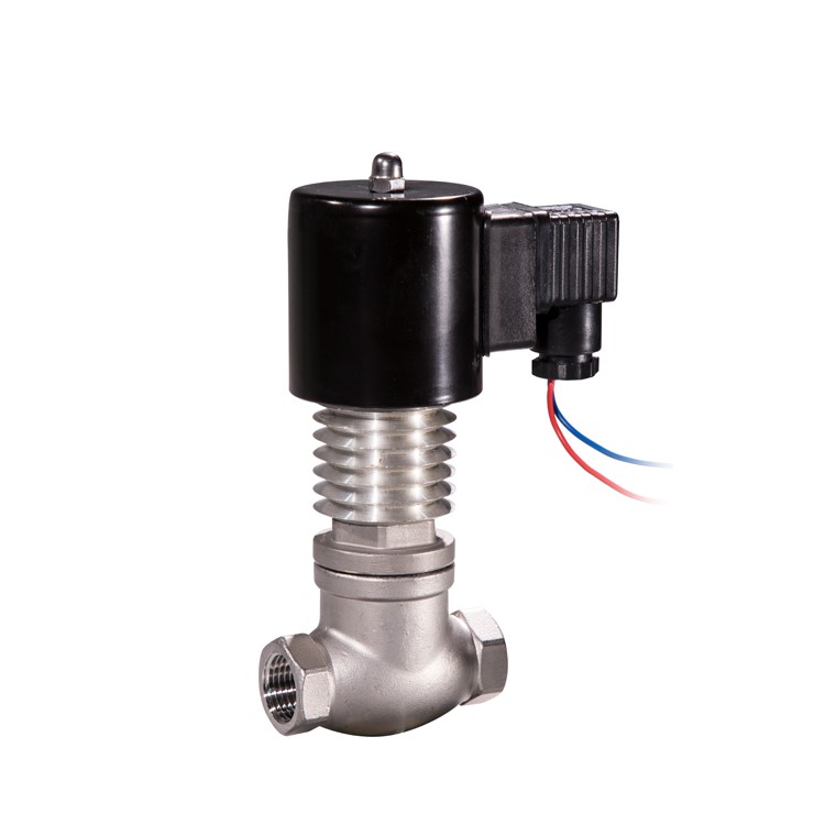 2/2 Stainless Steel Steam Piston Hot Water Solenoid Valve