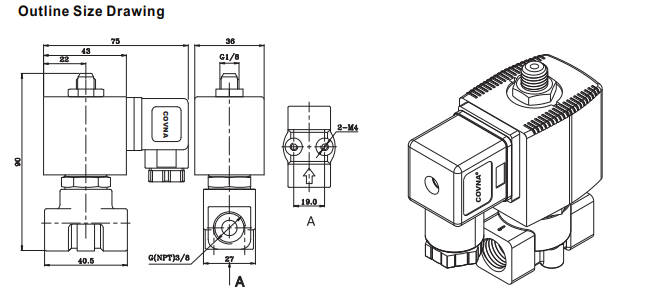 solenoid valve structure