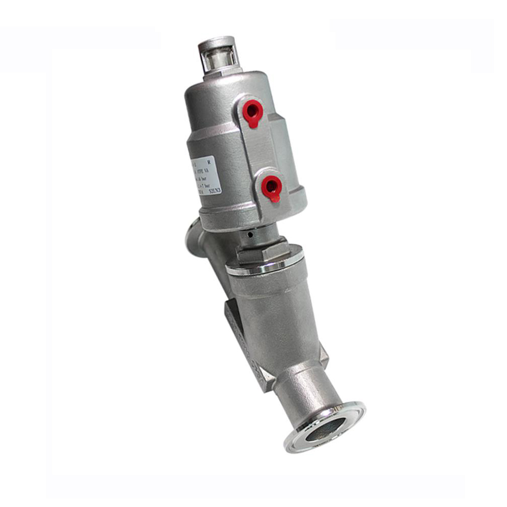 Stainless Steel Food Grade Sanitary Tri-clamp Angle Seat Valve