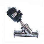 Stainless Steel Food Grade Sanitary Tri-clamp Angle Seat Valve