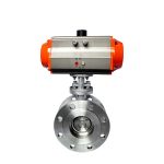 Hard Seal Pneumatic Flange Three Eccentric Butterfly Valve