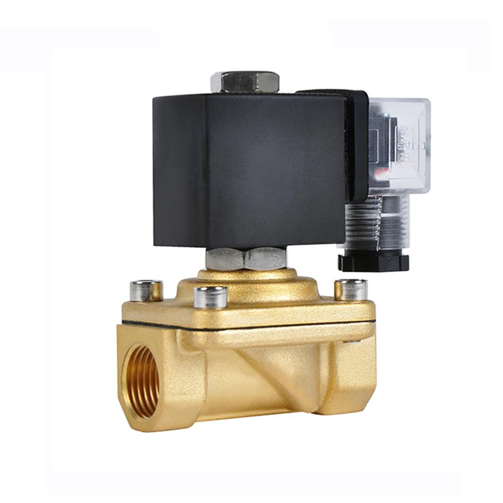 ZCM 2 Way Normally Closed 24v DC Brass Water Electric Solenoid Valve