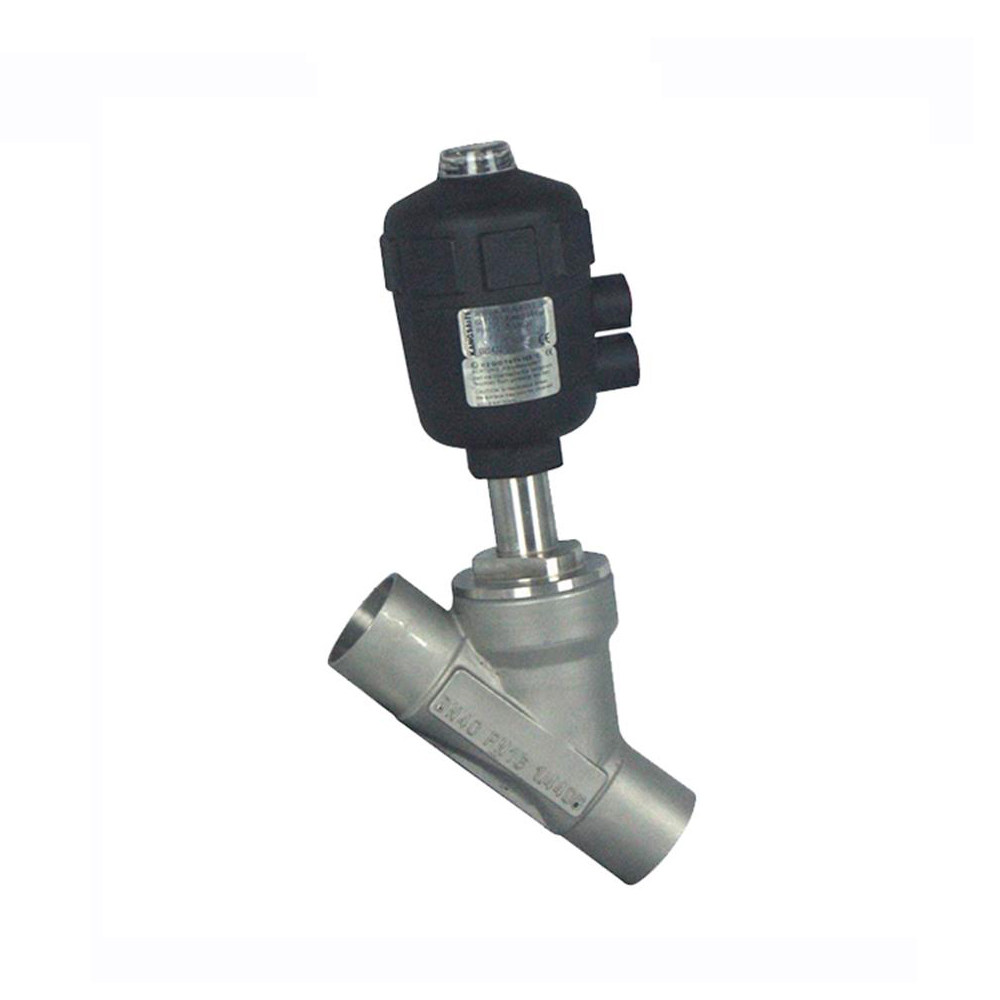 Normally Closed Stem Welded Angle Seat Piston Ball Valve