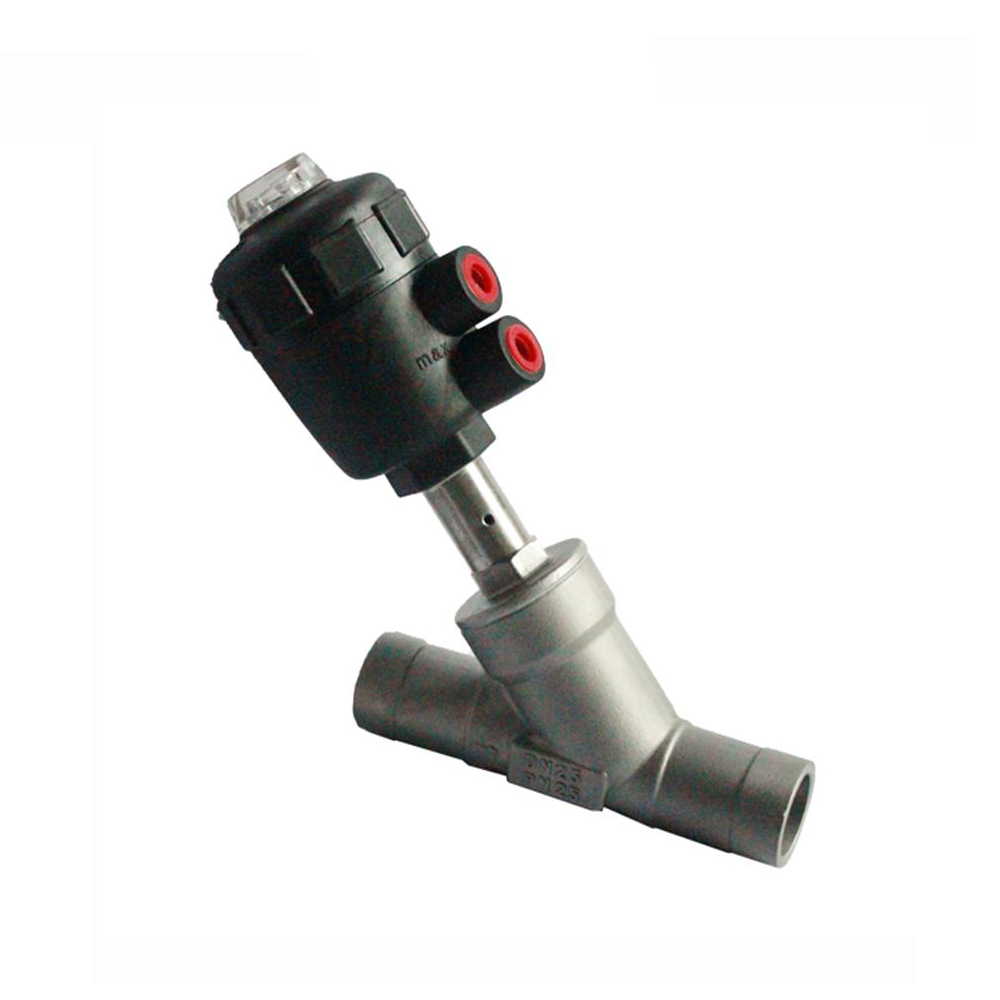 Normally Closed Stem Welded Angle Seat Piston Ball Valve