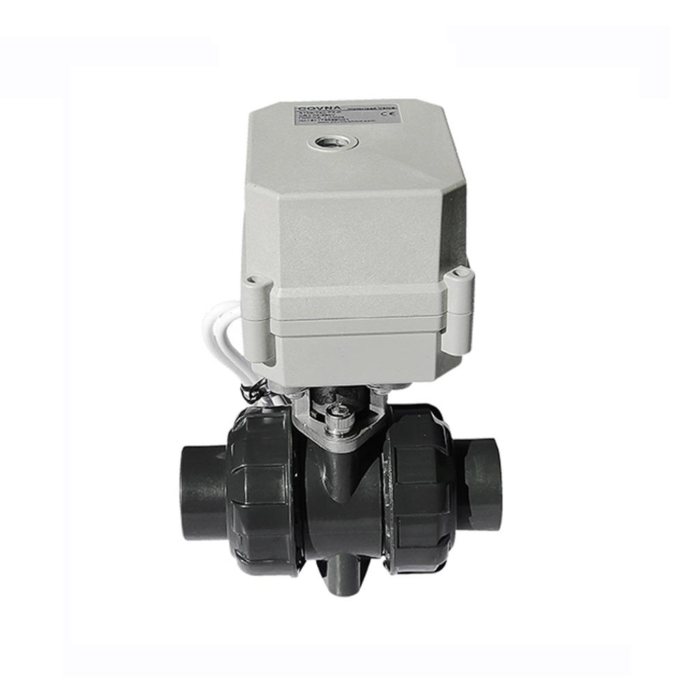 COVNA HK62-PY 2 Way UPVC Electrically Actuated Ball Valve