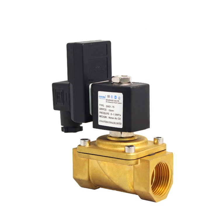 COVNA 2/2 Way 24V DC Brass Timer Controlled Solenoid Valve