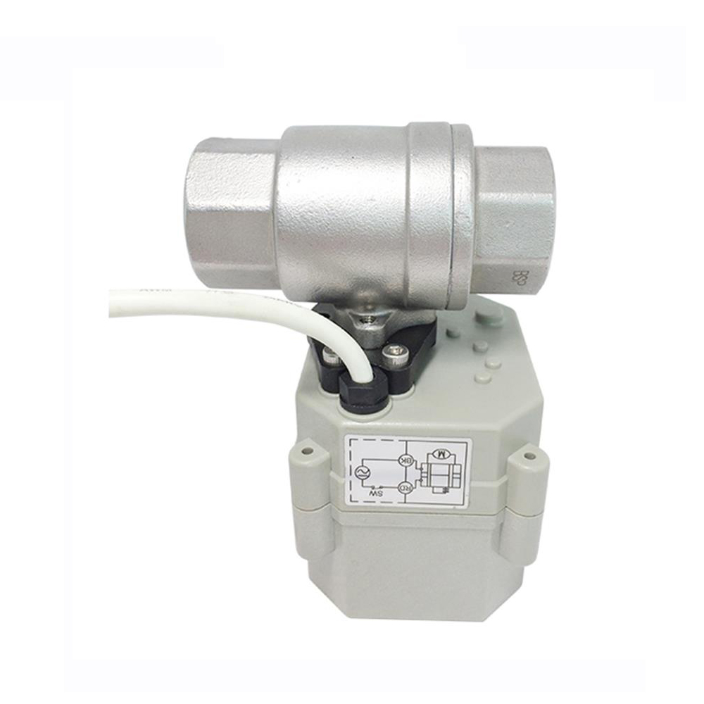 COVNA HK62-S DN15 1/2” Stainless Steel Mini Electric Ball Valve